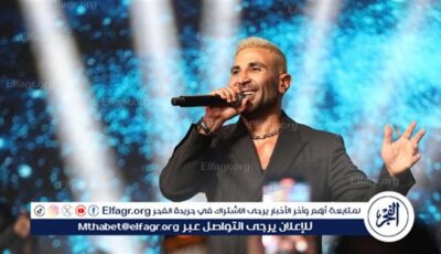 تفاعل جماهيري ضخم في الظهور الأول لأحمد سعد بعد جراحة الفك