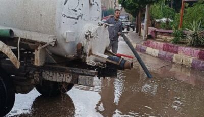 محافظ الجيزة يتابع جهود إزالة آثار الأمطار من الشوارع وتوزيع فرق العمل الميدانية