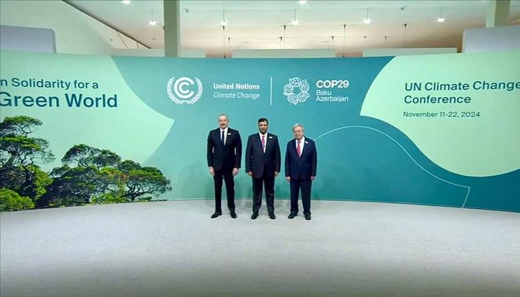 أخبار وتقارير – انطلاق فعاليات مؤتمر قمة المناخ (COP29) بمشاركة عضو مجلس القيادة د.عبدالله العليمي