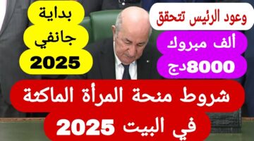 التسجيل في منحة المرأة الماكثة 2025 في الجزائر والمستندات اللازمة للتسجيل