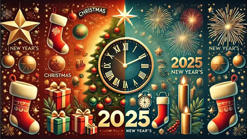 عبارات تهنئة عيد الميلاد المجيد 2025 “Wishing you a Christmas that’s merry and bright”