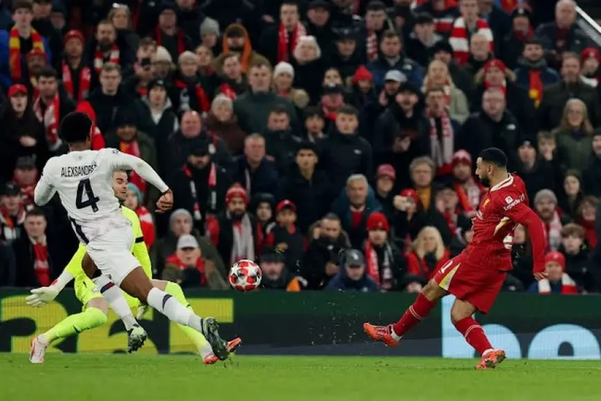 محمد صلاح يفتتح التسجيل لليفربول أمام ليل بدوري أبطال أوروبا