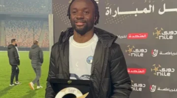 فيستون ماييلي أفضل لاعب في مباراة بيراميدز وزد