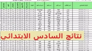 طلاب العراق.. نتائج التمهيدي للصف السادس الدور الأول نتائج التمهيدي للصف السادس الابتدائي الدور الأول عبر موقع نتائجنا