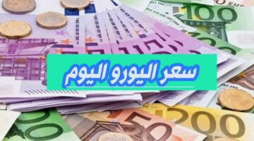 سعر اليورو اليوم الأربعاء 1 يناير 2025 في مختلف البنوك المحلية وفق اخر تحديث