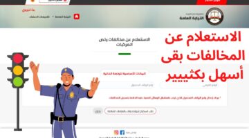 الاستعلام عن مخالفات المرور بالرقم القومي عبر traffic.moi.gov.eg