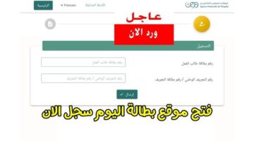 “anem.dz” خطوات التسجيل في منحة البطالة 2025 عبر رابط الموقع الرسمي للوكالة الوطنية للتشغيل