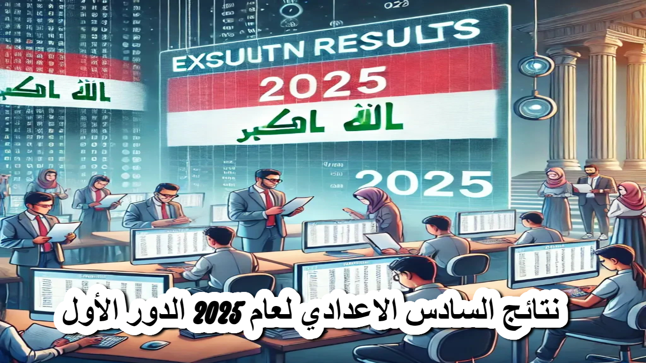 رابط الحصول على نتائج السادس الاعدادي الدور الأول 2025 بالرقم الإمتحاني عبر results.mlazemna