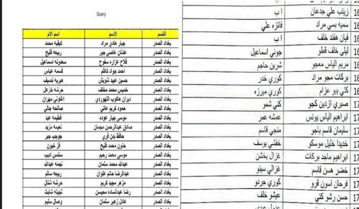 أسماء المستفيدين في الوجبة الأخيرة عبر الموقع الإلكتروني الخاص بمنصة مظلتي